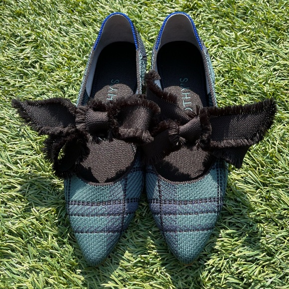 EEUC Rothy’s Pine Plaid MJs Size 7.5 - Picture 1 of 7